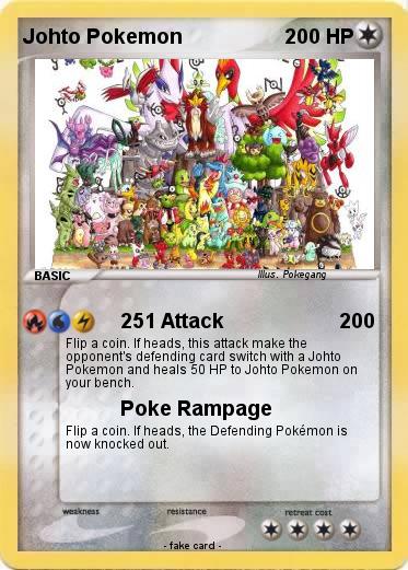 Pokemon Johto Pokemon