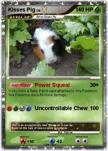 Pokemon Kisses Pig