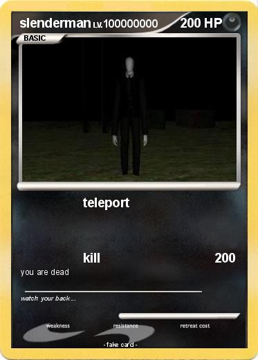 Pokemon slenderman