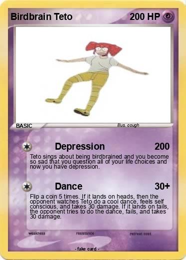 Pokemon Birdbrain Teto