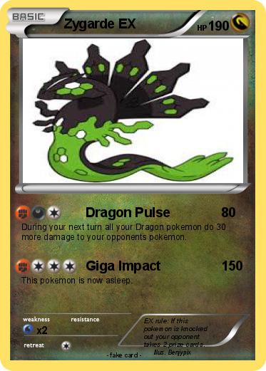 Pokemon Zygarde EX