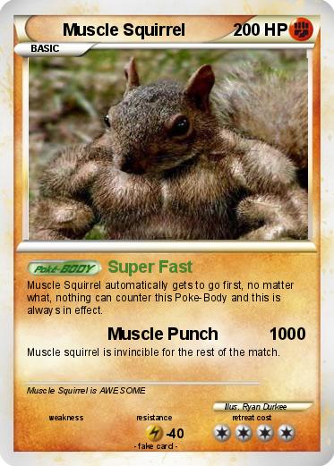 Pokemon Muscle Squirrel