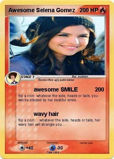 Pokemon Awesome Selena Gomez