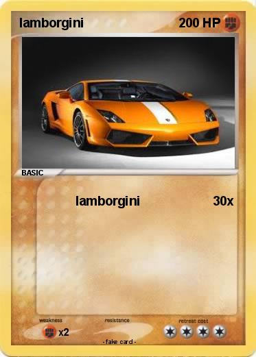 Pokemon lamborgini