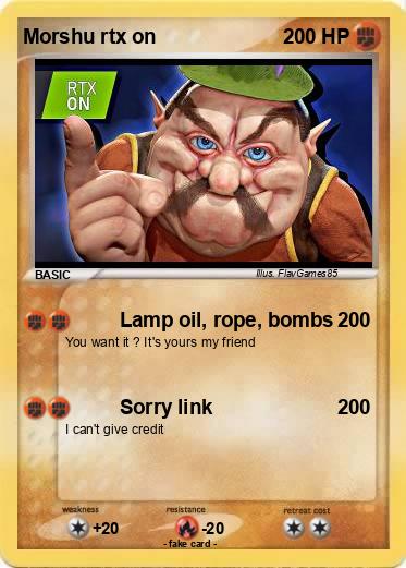 Pokemon Morshu rtx on