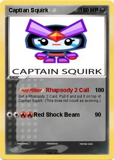 Pokemon Captian Squirk