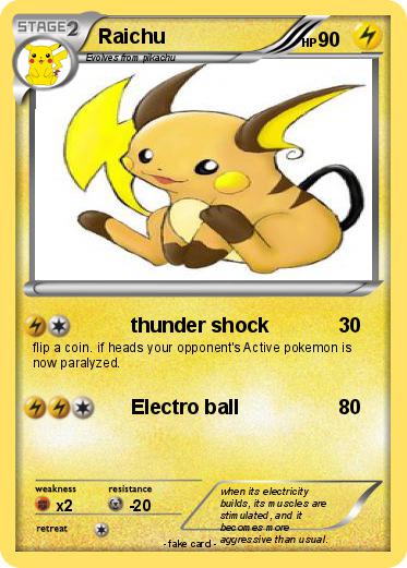 Pokemon Raichu