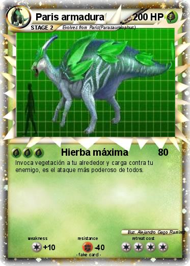 Pokemon Paris armadura