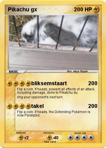 Pokemon Pikachu gx