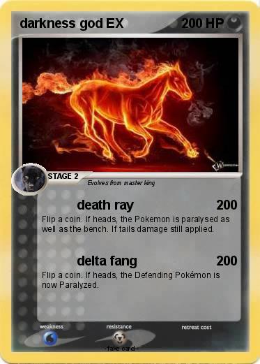 Pokemon darkness god EX