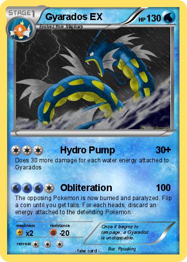Pokemon Gyarados EX
