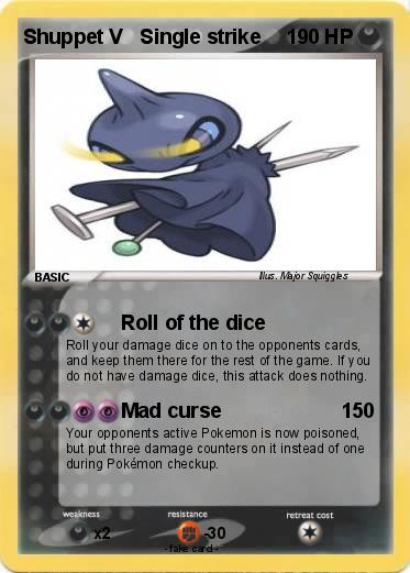Pokemon Shuppet V   Single strike