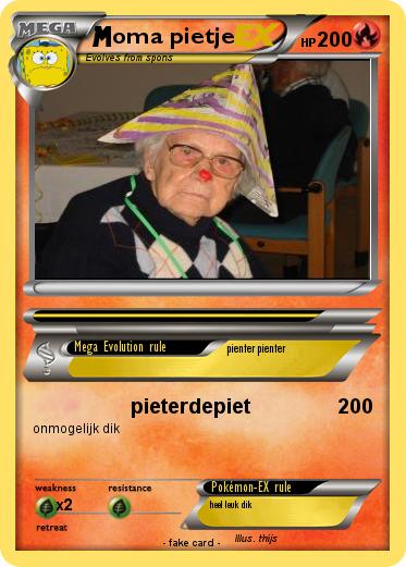 Pokemon oma pietje