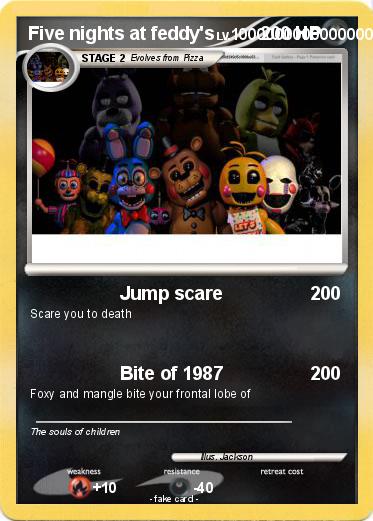 Pokemon Five nights at feddy's