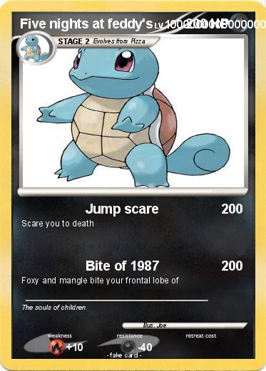 Pokemon Five nights at feddy's