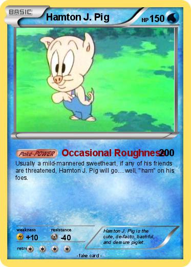 Pokemon Hamton J. Pig