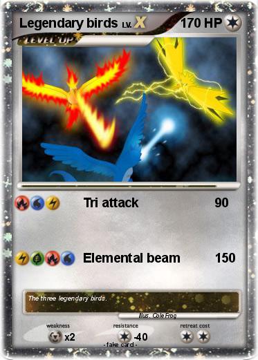 Pokemon Legendary birds