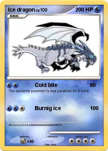 Pokemon Ice dragon
