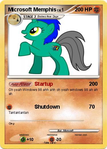 Pokemon Microsoft Memphis