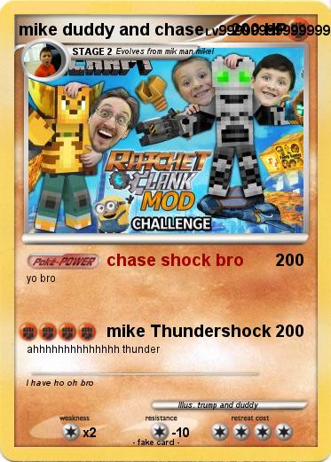 Pokemon mike duddy and chase