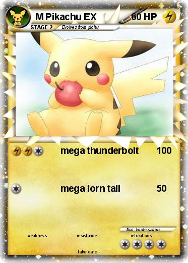 Pokemon M Pikachu EX