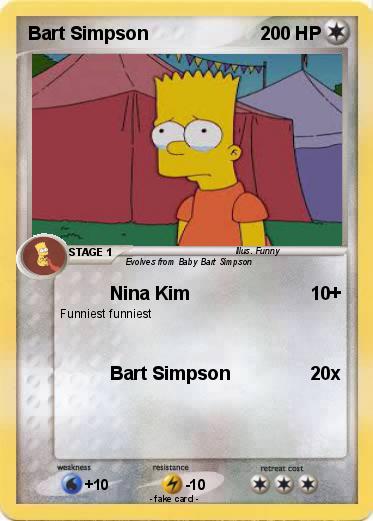 Pokemon Bart Simpson