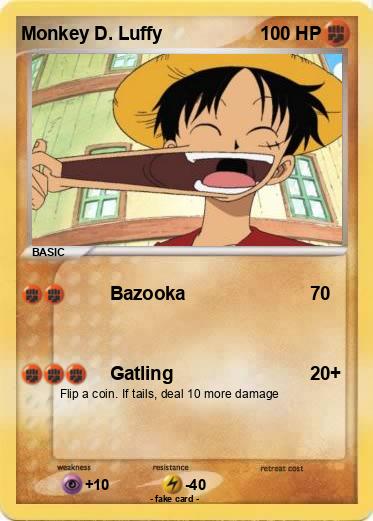 Pokemon Monkey D. Luffy