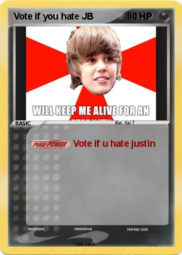Pokemon Vote if you hate JB