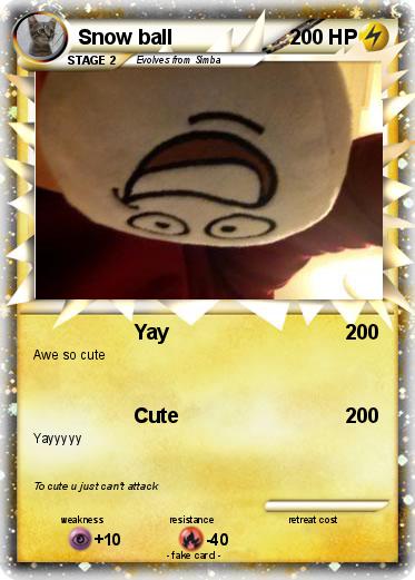 Pokemon Snow ball