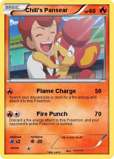 Pokemon Chili's Pansear