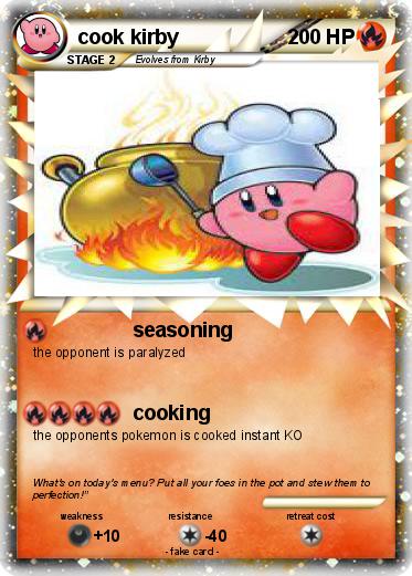 Pokemon cook kirby