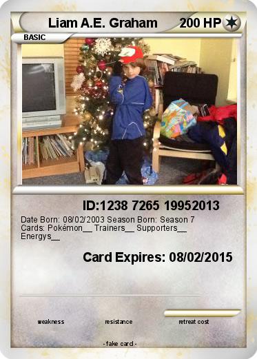 Pokemon Liam A.E. Graham