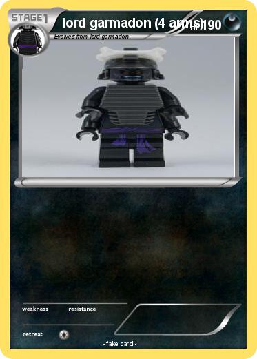 Pokemon lord garmadon (4 arms)