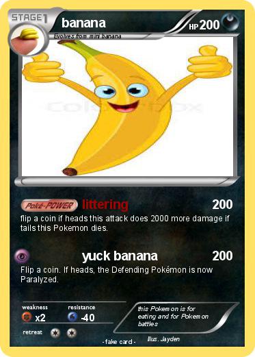 Pokemon banana