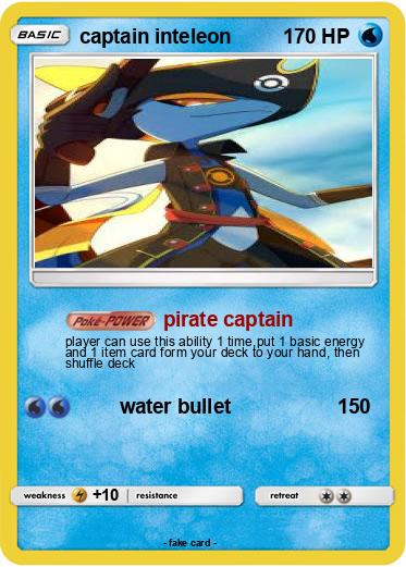 Pokemon captain inteleon
