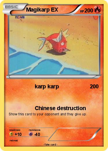 Pokemon Magikarp EX