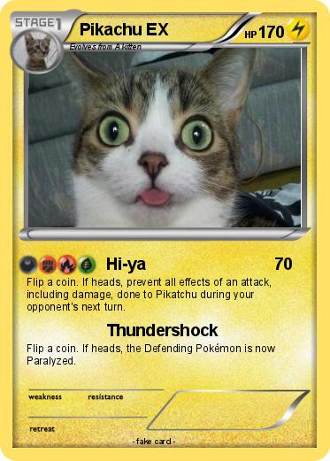 Pokemon Pikachu EX
