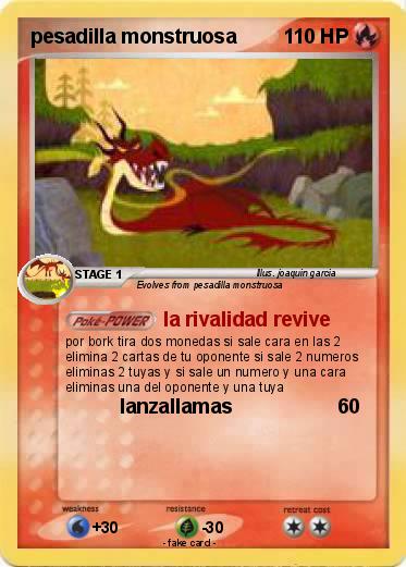 Pokemon pesadilla monstruosa