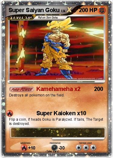 Pokemon Super Saiyan Goku