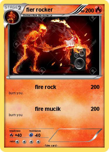 Pokemon fier rocker