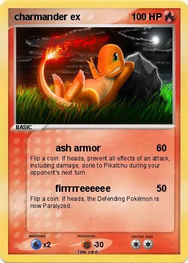 Pokemon charmander ex