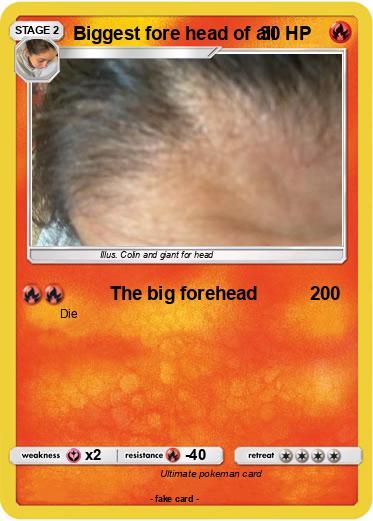 Pokemon Biggest fore head of all