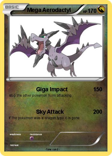 Pokemon Mega Aerodactyl