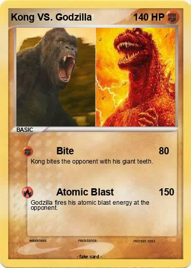 Pokemon Kong VS. Godzilla