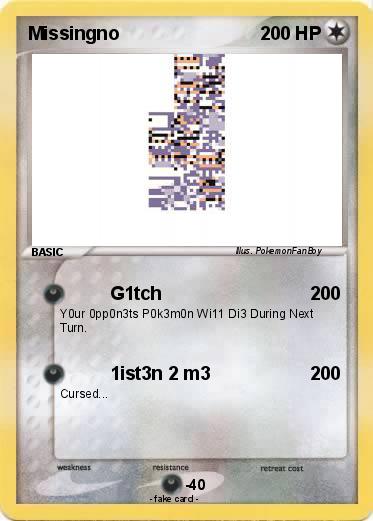 Pokemon Missingno