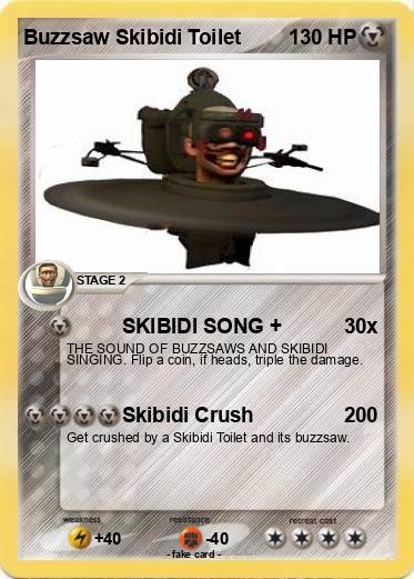 Pokemon Buzzsaw Skibidi Toilet