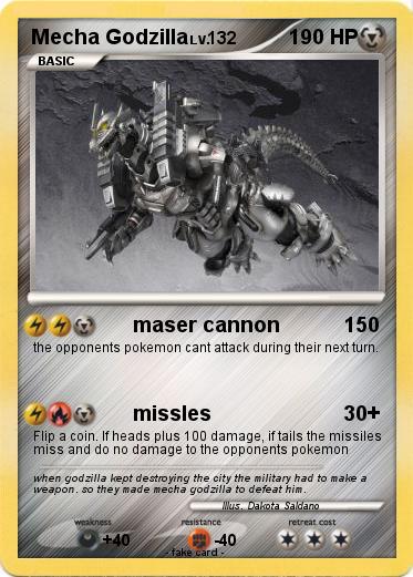 Pokemon Mecha Godzilla