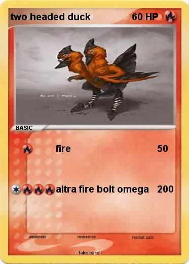 Pokemon two headed duck