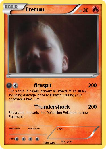 Pokemon fireman