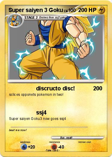 Pokemon Super saiyen 3 Goku